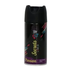 GRACE OF LONDON UNISEX SPRAY DEODORANT PASSION 150ML