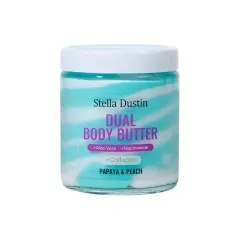 STELLA DUSTIN DUAL BODY BUTTER PAPAYA & PEACH